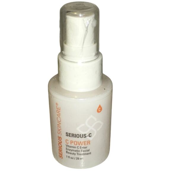 Serious Skincare Serious-C Vitamin C Power Enzymatic Facial Serum 1oz NEW SEALED - Picture 1 of 4